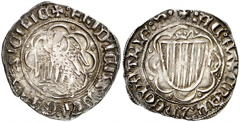 Frederic IV de Sicília (1355-1377). Sicília. Pirral. (Cru.V.S. 630, indica L-M p...