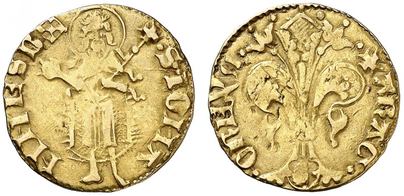 Alfons IV (1416-1458). Barcelona. Florí. (Cru.V.S. 777) (Cru.Comas 80, indica la...
