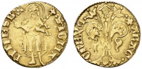 Alfons IV (1416-1458). Barcelona. Florí. (Cru.V.S. 777) (Cru.Comas 80, indica la existencia de 2 ejemplares dudosos) (Cru.C.G. 2828a nota, indica que ...