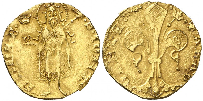 Alfons IV (1416-1458). València. Florí. (Cru.V.S. 811.1) (Cru.C.G. 2832). 3,42 g...