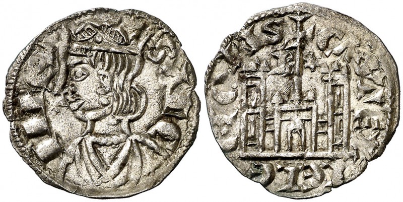 Sancho IV (1284-1295). Burgos. Cornado. (AB. 296). 0,86 g. Bella. Ex Colección M...