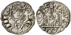 Sancho IV (1284-1295). Burgos. Cornado. (AB. 296). 0,86 g. Bella. Ex Colección Manuela Etcheverría. EBC-.