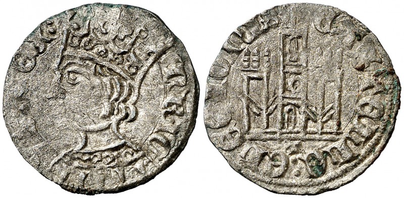 Enrique II (1368-1379). Toledo. Cornado. (AB. 492). 0,96 g. Buen ejemplar. Ex Co...
