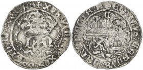 Enrique IV (1454-1474). Cuenca. Real de anagrama. (AB. 710.4). 3,38 g. Rara. MBC-.