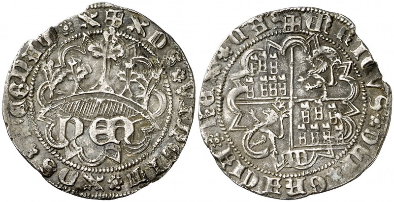 Enrique IV (1454-1474). Segovia. Real de anagrama. (AB. 712 var). 3,28 g. Orla c...