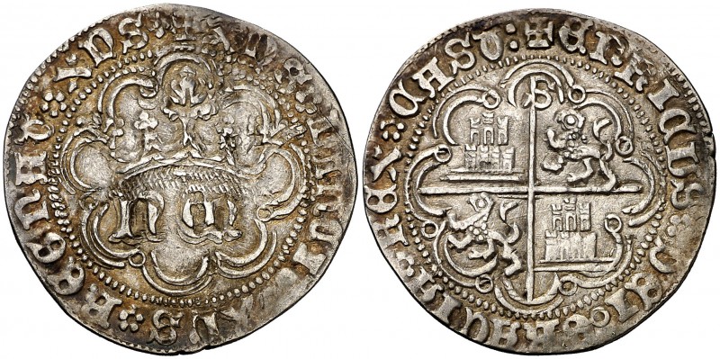 Enrique IV (1454-1474). Sevilla. Real de anagrama. (AB. 713). 3,19 g. Bonito col...
