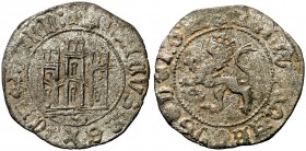 Enrique IV (1454-1474). Sevilla. Maravedí. (AB. 806). 2,03 g. Buen ejemplar. Escasa así. MBC+/MBC.