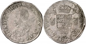 1574. Felipe II. Amberes. 1 escudo Felipe. (Vti. 1201) (Vanhoudt 298.AN). 33,44 g. Buen ejemplar. Ex Áureo & Calicó 16/09/2009, nº 613. Ex Colección M...