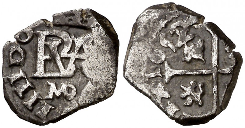 1652/1. Felipe IV. (Madrid). . 1/2 real. Falta en todas las obras especializadas...