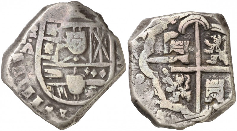 1651. Felipe IV. (Madrid). . 8 reales. (Cal. tipo 85, falta fecha). 25,99 g. Lim...