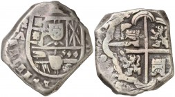 1651. Felipe IV. (Madrid). . 8 reales. (Cal. tipo 85, falta fecha). 25,99 g. Limpiada. Ex Colección Isabel de Trastámara 25/05/2017, nº 335. Rarísima,...