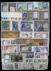 Lote de 150 billetes españoles, de distintos valores y fechas. A examinar. BC/S/C.