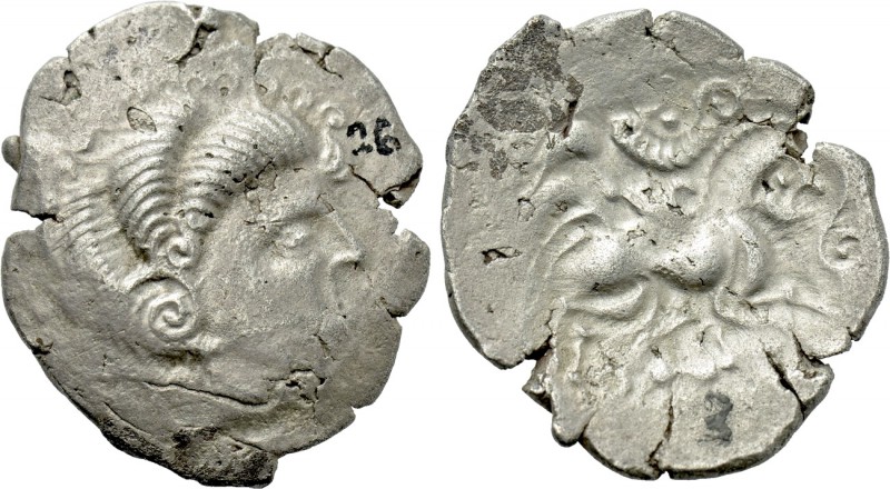 WESTERN EUROPE. Northwest Gaul. Coriosolites (Circa 75-50 BC). BI Stater. 

Ob...