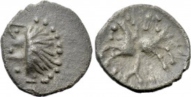CENTRAL EUROPE. Vindelici. Hemiobol (1st century BC). "Manching 2" type.