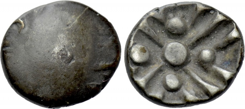 CENTRAL EUROPE. Noricum (2nd-1st centuries BC). Obol. 

Obv: Plain bulge.
Rev...