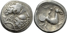 EASTERN EUROPE. Imitations of Philip II of Macedon (2nd-1st centuries BC). Tetradrachm. "Audoleon/Vogelreiter" type.
