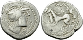 EASTERN EUROPE. Imitations of Roman Republican. Eravisci (After 75 BC). Denarius. Imitating M. Cipius M.f. (?).