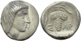 KINGS OF THRACE. Saratokos (Circa 444-424 BC). Obol.