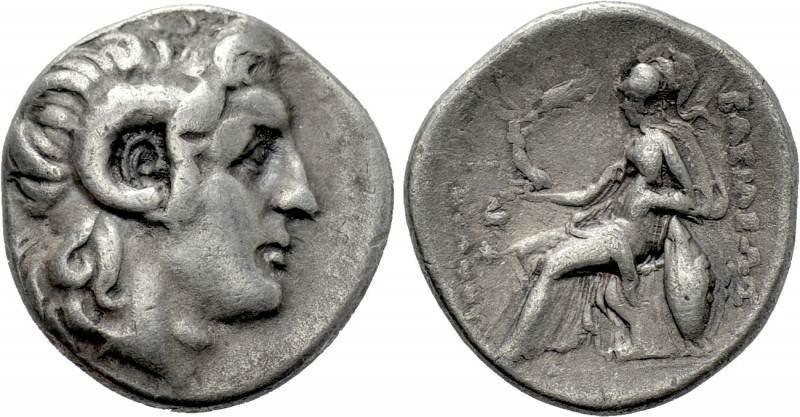 KINGS OF THRACE (Macedonian). Lysimachos (305-281 BC). Drachm. Uncertain mint. ...