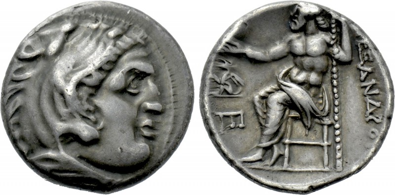 KINGS OF MACEDON. Alexander III 'the Great' (336-323 BC). Drachm. Teos. 

Obv:...