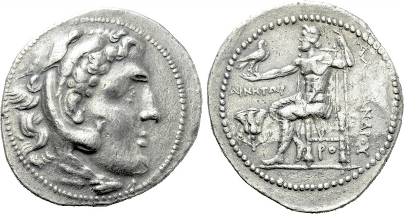 KINGS OF MACEDON. Alexander III 'the Great' (336-323 BC). Tetradrachm. Rhodes. A...