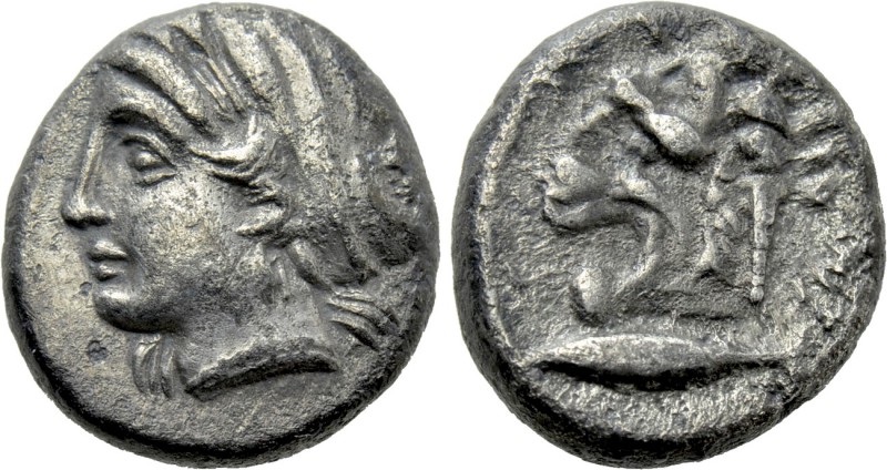 MYSIA. Kyzikos. Drachm (Circa 390-341/0 BC). 

Obv: ΣΩTEIPA. 
Head of Kore So...