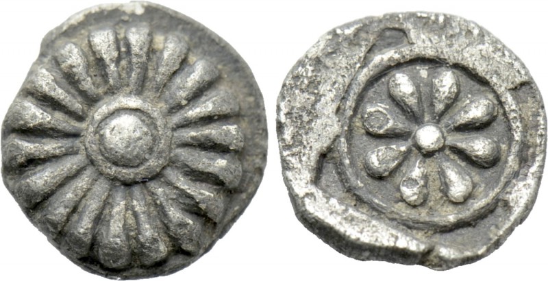 IONIA. Erythrai. Hemiobol (Circa 480-450 BC). 

Obv: Rosette of 18 petals.
Re...