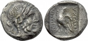 CARIA. Keramos. Hemidrachm (Circa 2nd-1st centuries BC). Uncertain magistrate.