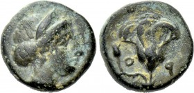 CARIA. Rhodes. Ae (Circa 404-385 BC).