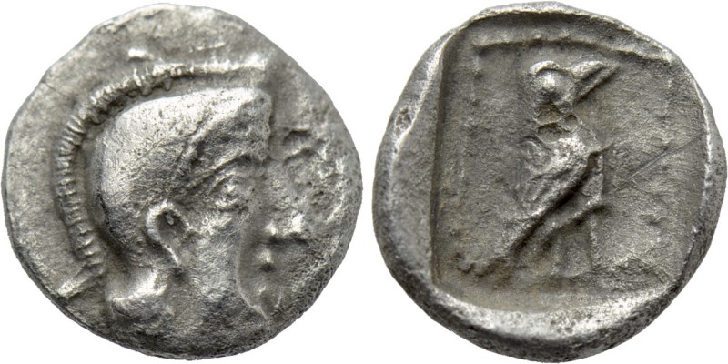 DYNASTS OF LYCIA. Uncertain dynast (Circa 4th century BC). Hemiobol. 

Obv: He...