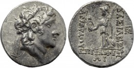 KINGS OF CAPPADOCIA. Ariarathes VI Epiphanes Philopator (Circa 130-116 BC). Drachm. Mint C (Komana). Dated RY 11 (120/19 BC).