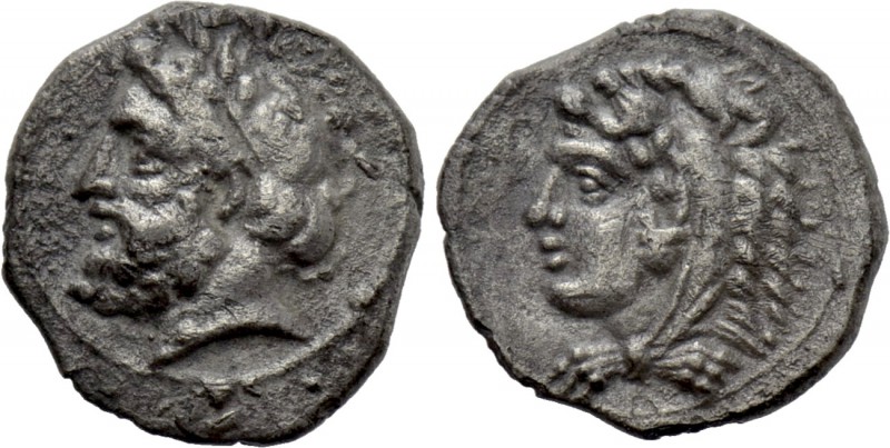 CILICIA. Uncertain. Obol (4th century BC). 

Obv: Laureate head of Zeus left....