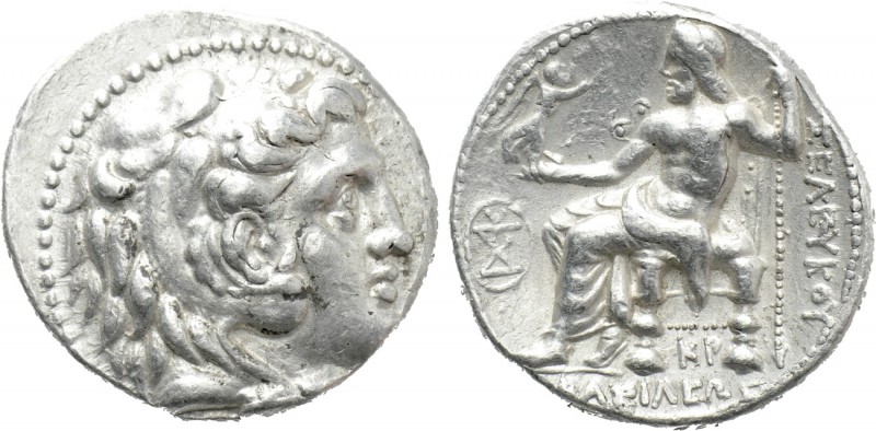 SELEUKID KINGDOM. Seleukos I Nikator (312-281 BC). Tetradrachm. Seleukeia in Pie...
