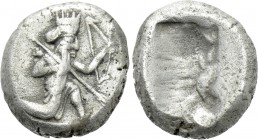 ACHAEMENID EMPIRE. Time of Darios I to Xerxes II (485-420 BC). Siglos. Sardes.