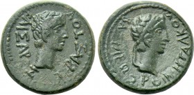 KINGS OF THRACE (Sapean). Rhoemetalkes I with Augustus (Circa 11 BC-12 AD). Ae.