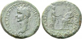 KINGS OF THRACE (Sapean). Rhoemetalkes III with Caligula (Circa 38-46 AD). Ae.