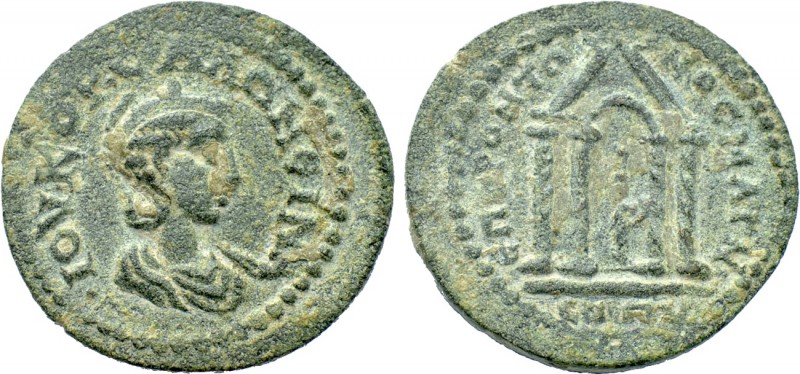 LYDIA. Magnesia ad Sipylum. Salonina (Augusta, 254-268). Ae. Phrontonos, magistr...