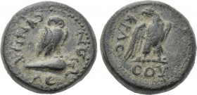 PHRYGIA. Synnada. Pseudo-autonomous. Time of Tiberius (14-37). Ae. Krassos, magistrate.