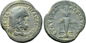 CARIA. Heraclea Salbace. Pseudo-autonomous. Time of Antoninus Pius (138-161). Ae. Statilios Attalos, archiatros.