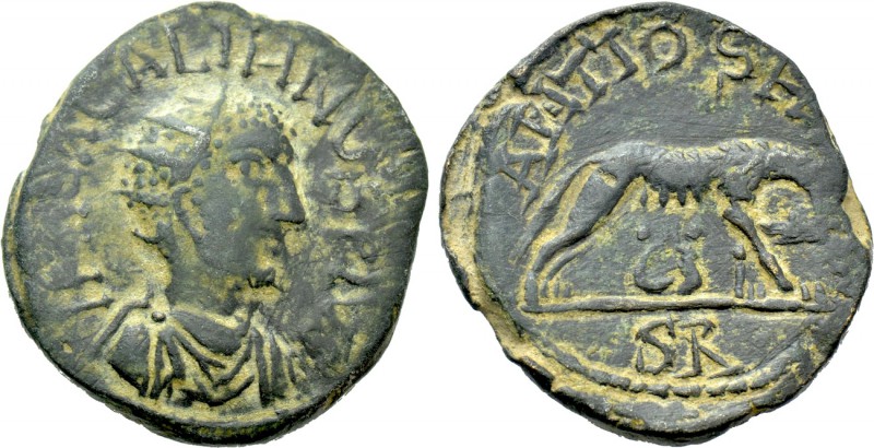 PISIDIA. Antioch. Gallienus (253-268). Ae. 

Obv: IMP CA GALIHNVS PIVS. 
Radi...