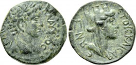 CILICIA. Anazarbus? Claudius (41-54). Ae Hemiassarion. Dated RY 3 (43/4).