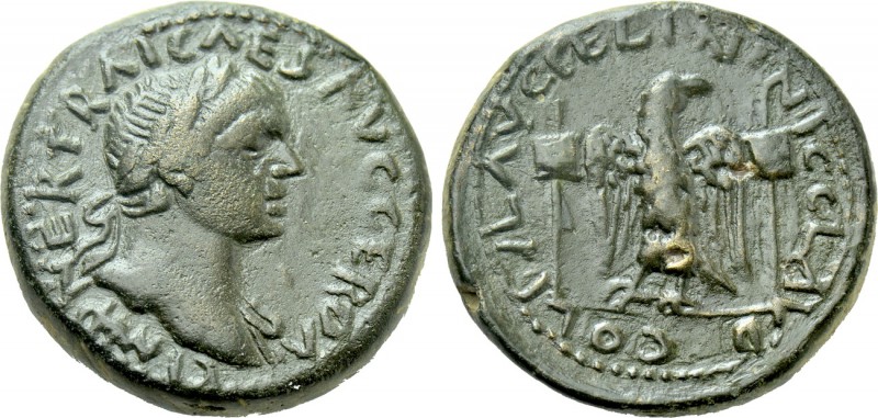 CILICIA. Ninica-Claudiopolis. Trajan (98-117). Ae. 

Obv: IMP NER TRAI CAES AV...
