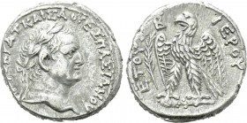 SELEUCIS & PIERIA. Antioch. Vespasian (69-79). Tetradrachm. Dated “Holy Year” 2.