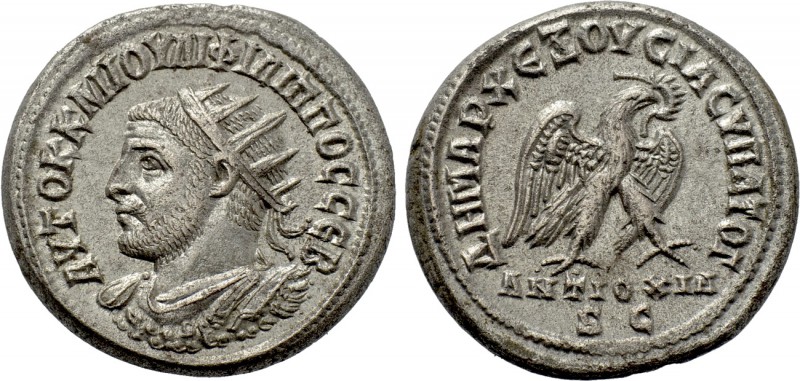 SELEUCIS & PIERIA. Antioch. Philip I the Arab (244-249). Tetradrachm. 

Obv: A...