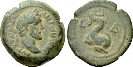 EGYPT. Alexandria. Antoninus Pius (138-161). Ae Obol. Dated RY 4 (140/1).