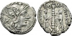 TI. MINUCIUS C.F. AUGURINUS. Denarius (134 BC). Rome.