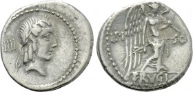 L. CALPURNIUS PISO FRUGI. Quinarius (90 BC). Rome.