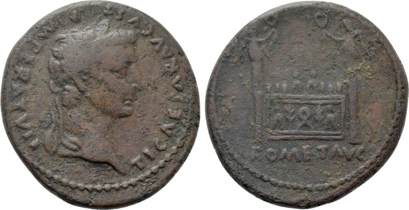 TIBERIUS (Caesar, 4-14). As. Lugdunum. 

Obv: TI CAESAR AVGVST F IMPERAT VII. ...
