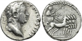 VESPASIAN (69-79). Denarius. Antioch. "Judaea Capta" issue.