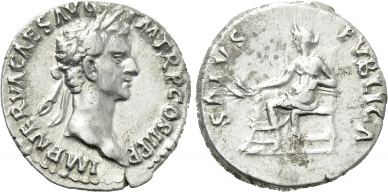 NERVA (96-98). Denarius. Rome. 

Obv: IMP NERVA CAES AVG P M TR P COS II P P. ...